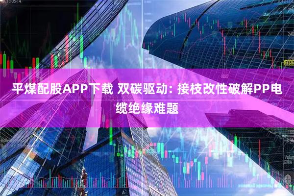 平煤配股APP下载 双碳驱动: 接枝改性破解PP电缆绝缘难题