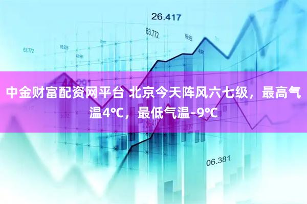 中金财富配资网平台 北京今天阵风六七级，最高气温4℃，最低气温-9℃